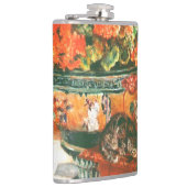 Pierre-Auguste Renoir Geraniums en katten Heupfles (Rechts)