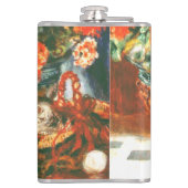 Pierre-Auguste Renoir Geraniums en katten Heupfles (Achterkant)