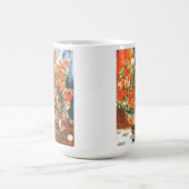 Pierre-Auguste Renoir Geraniums en katten Koffiemok (Center)