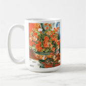 Pierre-Auguste Renoir Geraniums en katten Koffiemok (Links)