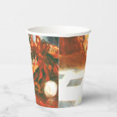 Pierre-Auguste Renoir Geraniums en katten Papieren Bekers (Rechts)