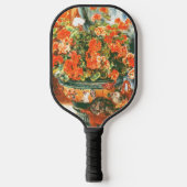 Pierre-Auguste Renoir Geraniums en katten Pickleball Paddle (Voorkant)