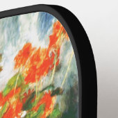 Pierre-Auguste Renoir Geraniums en katten Pickleball Paddle (Links Detail)