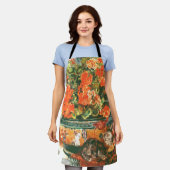 Pierre-Auguste Renoir Geraniums en katten Schort (Gedragen)