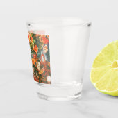 Pierre-Auguste Renoir Geraniums en katten Shot Glas (Rechts)