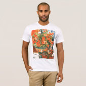 Pierre-Auguste Renoir Geraniums en katten T-shirt (Voorkant volledig)