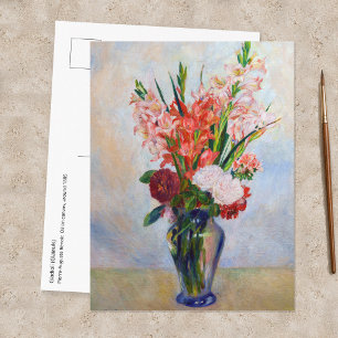 Pierre-Auguste Renoir - Gladiolen Briefkaart