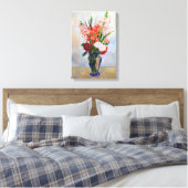 Pierre-Auguste Renoir - Gladiolen Canvas Afdruk (Insitu (Slaapkamer))