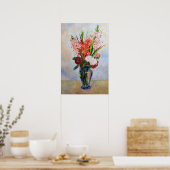 Pierre-Auguste Renoir - Gladiolen Poster (Keuken)