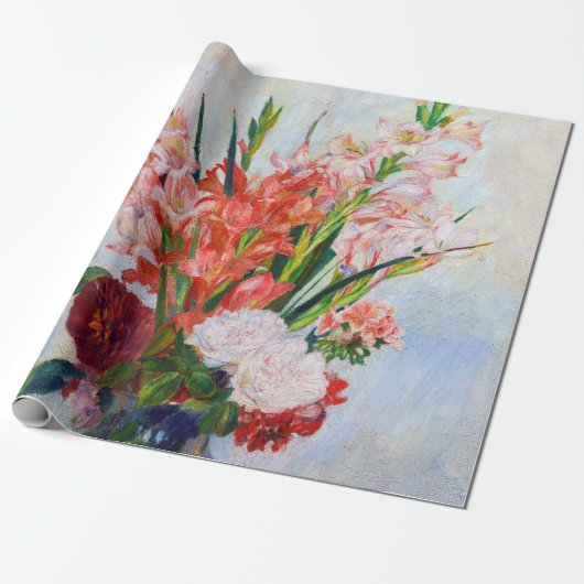 Pierre-Auguste Renoir - Gladioli Cadeaupapier (Uitgerold)