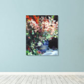 Pierre-Auguste Renoir  Gladioli in een Vase Canvas Afdruk (Insitu (Houten vloer))
