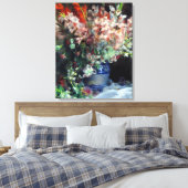Pierre-Auguste Renoir  Gladioli in een Vase Canvas Afdruk (Insitu (Slaapkamer))