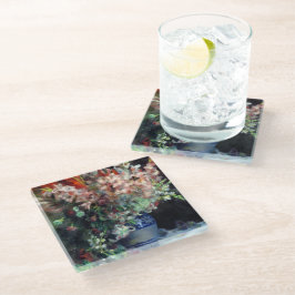 Pierre-Auguste Renoir  Gladioli in een Vase Glazen Onderzetter