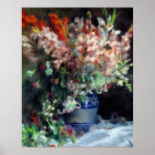 Pierre-Auguste Renoir  Gladioli in een Vase Poster (Voorkant)