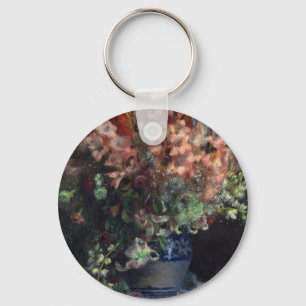 Pierre-Auguste Renoir Gladioli in een Vase Sleutelhanger