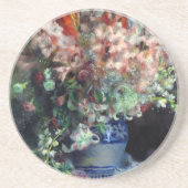 Pierre-Auguste Renoir  Gladioli in een Vase Zandsteen Onderzetter (Voorkant)