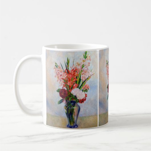 Pierre-Auguste Renoir - Gladioli Koffiemok (Links)