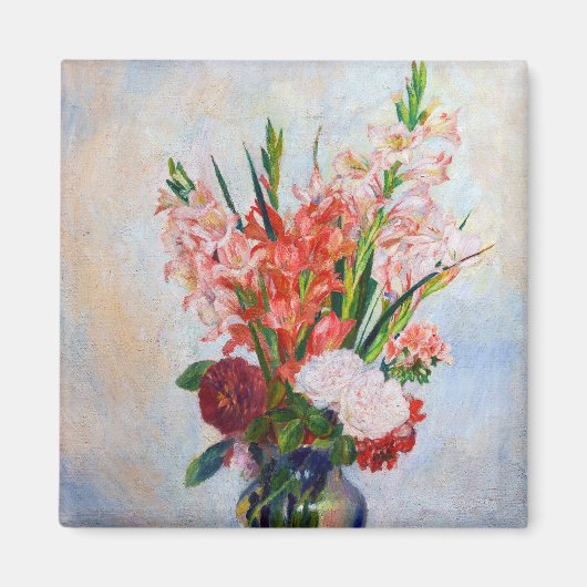 Pierre-Auguste Renoir - Gladioli Magneet (Voorkant)