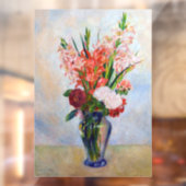 Pierre-Auguste Renoir - Gladioli Raamsticker (Vel 2)
