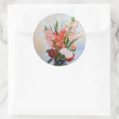 Pierre-Auguste Renoir - Gladioli Ronde Sticker (Tas)