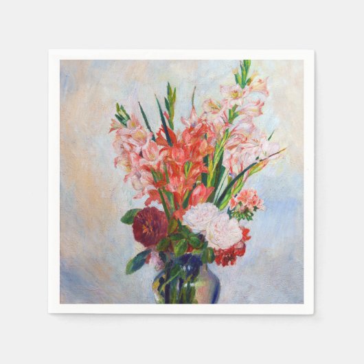 Pierre-Auguste Renoir - Gladioli Servet (Voorkant)