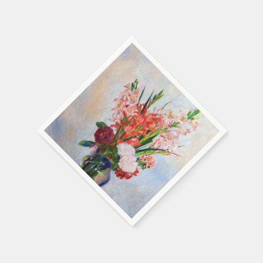 Pierre-Auguste Renoir - Gladioli Servet (Hoek)