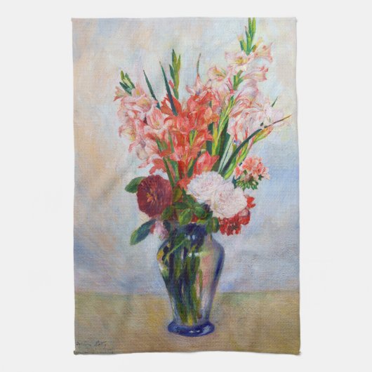 Pierre-Auguste Renoir - Gladioli Theedoek (Verticaal)
