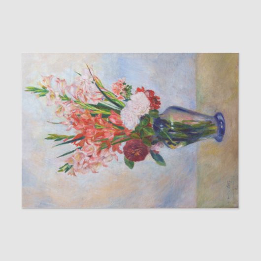 Pierre-Auguste Renoir - Gladioli Tissuepapier (Voorkant)