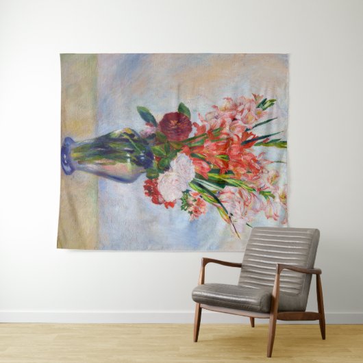 Pierre-Auguste Renoir - Gladioli Wandkleed (In Situ (horizontaal))