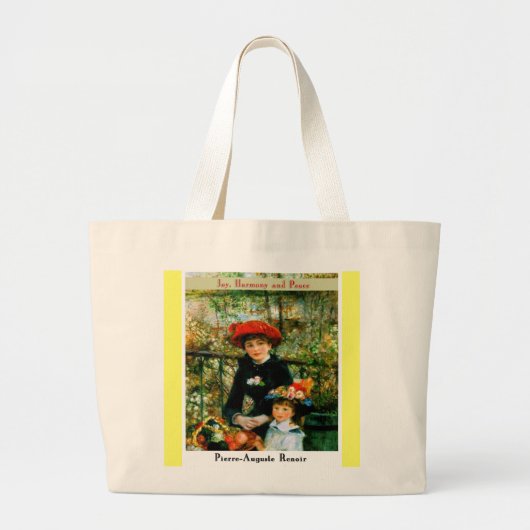 Pierre Auguste Renoir Grote Tote Bag (Voorkant)