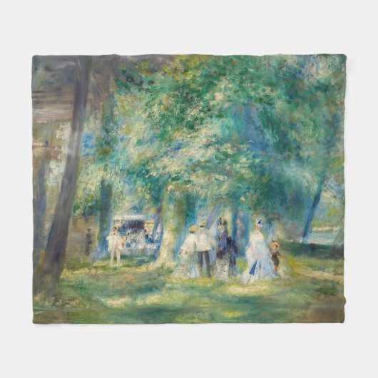 Pierre-Auguste Renoir - Het Feest bij Saint-Cloud Fleece Deken (Voorkant (Horizontaal))