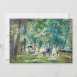 Pierre-Auguste Renoir - Het Feest bij Saint-Cloud Kaart