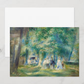 Pierre-Auguste Renoir - Het Feest bij Saint-Cloud Kaart (Voorkant / Achterkant)