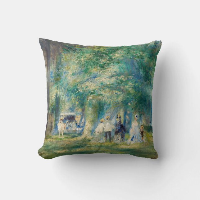 Pierre-Auguste Renoir - Het Feest bij Saint-Cloud Kussen (Voorkant)