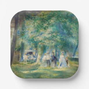 Pierre-Auguste Renoir - Het Feest bij Saint-Cloud Papieren Bordje