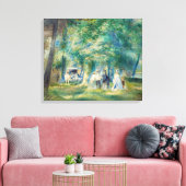 Pierre-Auguste Renoir - Het Feest in Saint-Cloud Canvas Afdruk (Insitu (Woonkamer))
