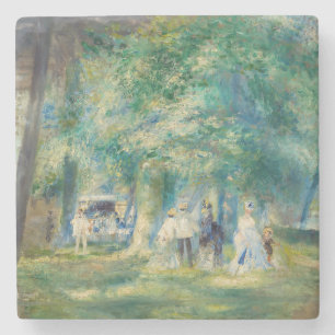 Pierre-Auguste Renoir - Het feest in Saint-Cloud Stenen Onderzetter