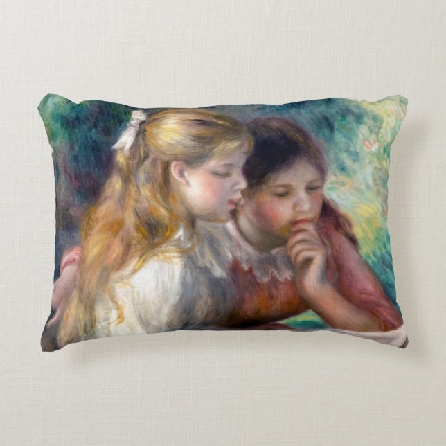 Pierre-Auguste Renoir - Het lezen Accent Kussen (Voorkant)
