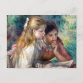 Pierre-Auguste Renoir - Het lezen Briefkaart (Voorkant)