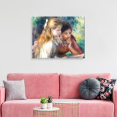 Pierre-Auguste Renoir - Het Lezen Canvas Afdruk (Insitu (Woonkamer))