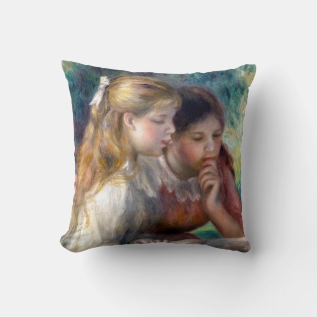 Pierre-Auguste Renoir - Het lezen Kussen (Voorkant)