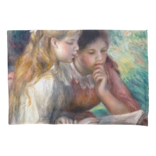 Pierre-Auguste Renoir - Het lezen Kussensloop (Voorkant)