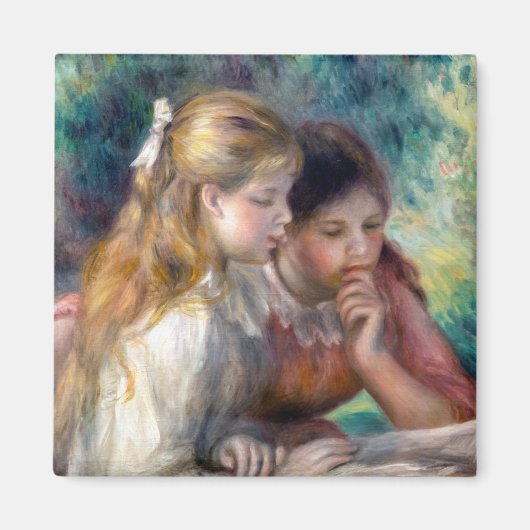 Pierre-Auguste Renoir - Het lezen Magneet (Voorkant)