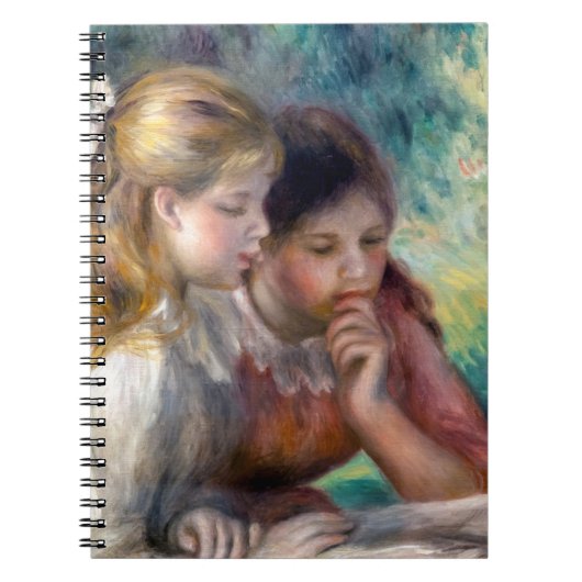 Pierre-Auguste Renoir - Het lezen Notitieboek (Voorkant)