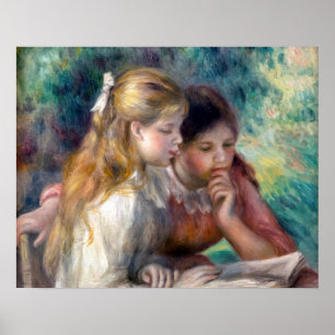 Pierre-Auguste Renoir - Het lezen Poster