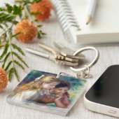 Pierre-Auguste Renoir - Het lezen Sleutelhanger (Voorkant Rechts)