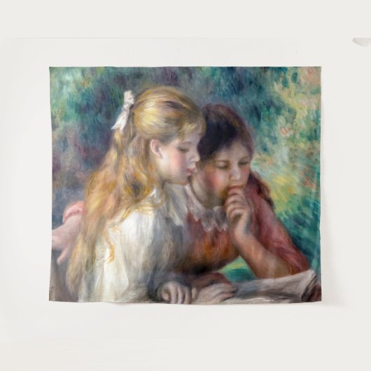 Pierre-Auguste Renoir - Het lezen Wandkleed (Voorkant (horizontaal))