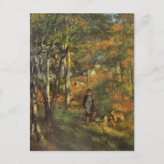 Pierre Auguste Renoir Hunting in de Fores Briefkaart (Voorkant)