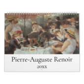 Pierre-Auguste Renoir impressionisme schilderijen Kalender (Hoes)