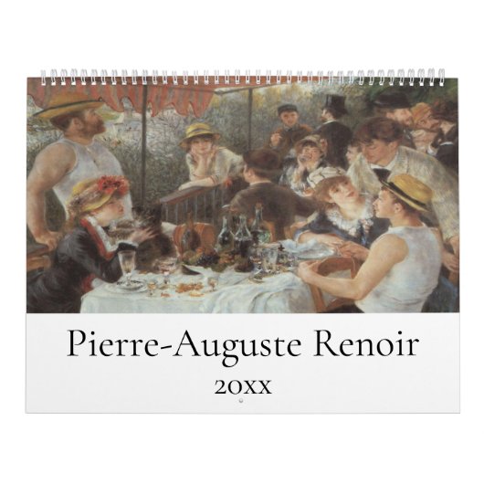 Pierre-Auguste Renoir impressionisme schilderijen Kalender (Hoes)